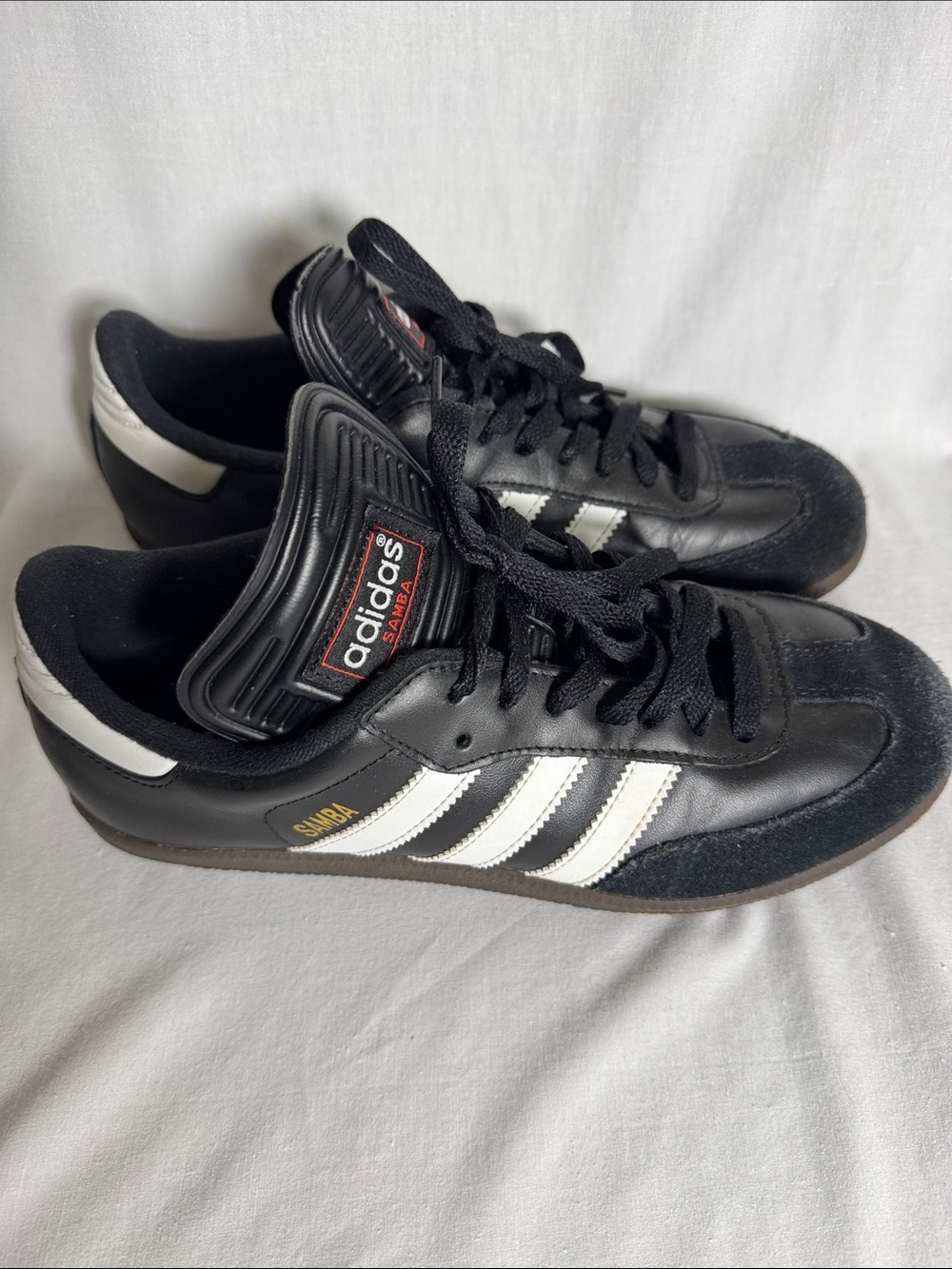 Adidas Samba Men’s Black Classic Indoor Soccer Sneakers Sz 6 1/2